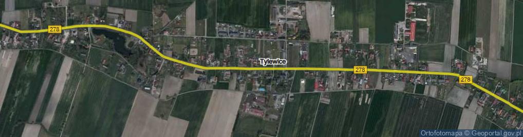 Zdjęcie satelitarne Tylewice ul.