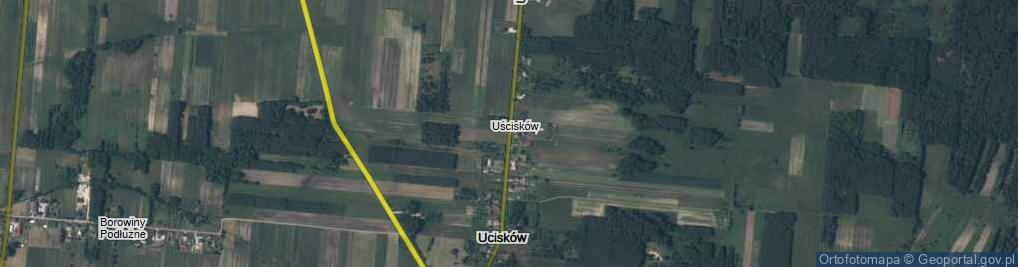 Zdjęcie satelitarne Ucisków ul.