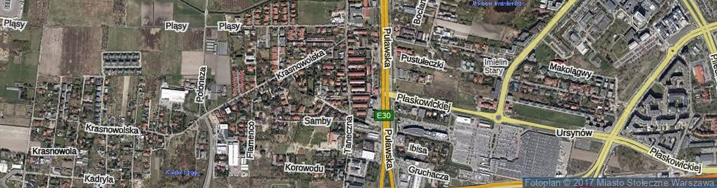 Zdjęcie satelitarne Uhrocie ul.