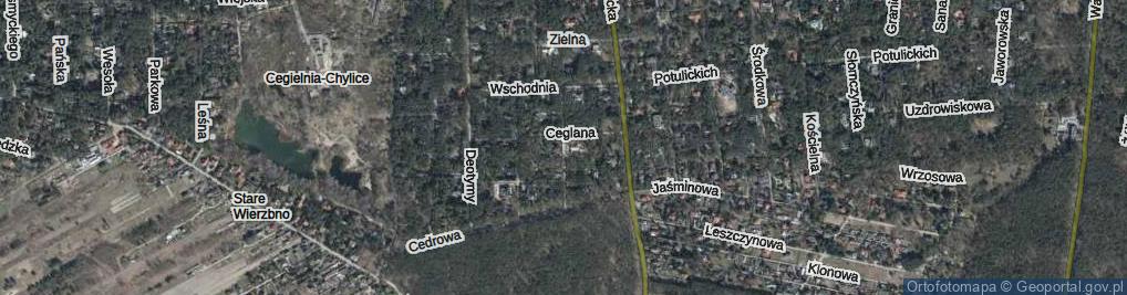 Zdjęcie satelitarne Ujejskiego Kornela ul.