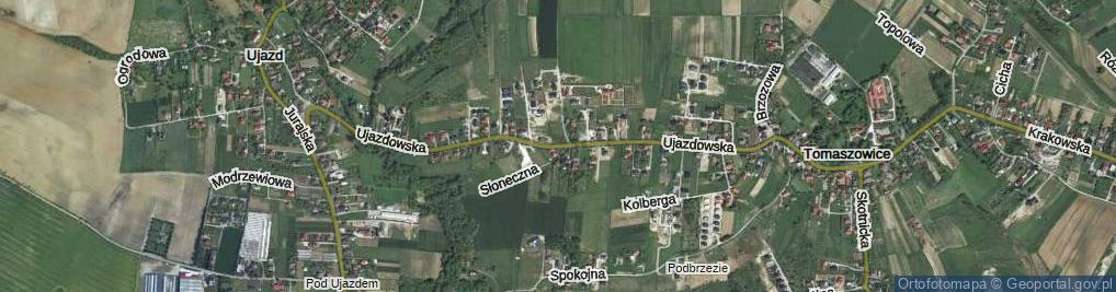 Zdjęcie satelitarne Ujazdowska ul.