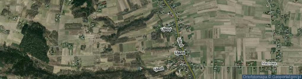 Zdjęcie satelitarne Ujazd ul.