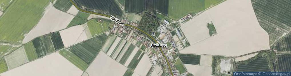 Zdjęcie satelitarne Ujeździec ul.