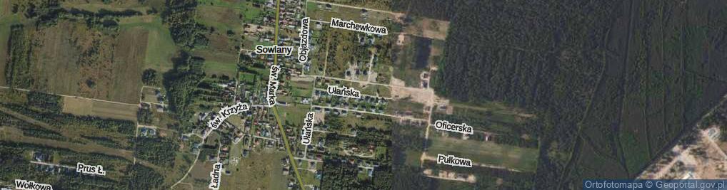 Zdjęcie satelitarne Ułańska ul.
