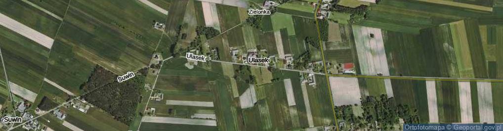 Zdjęcie satelitarne Ulasek ul.