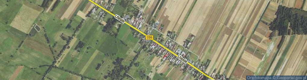 Zdjęcie satelitarne Ulesie ul.