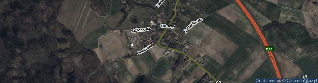 Zdjęcie satelitarne Ulkowy ul.