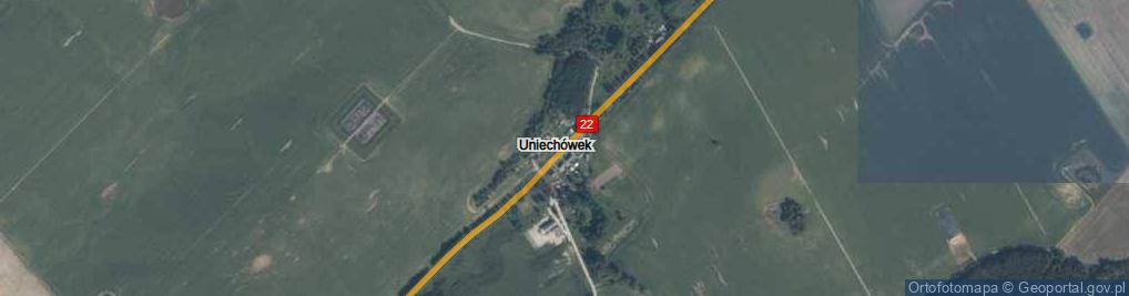 Zdjęcie satelitarne Uniechówek ul.