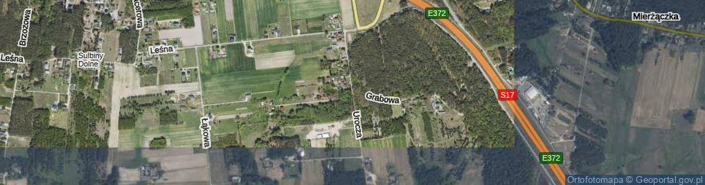 Zdjęcie satelitarne Urocza ul.