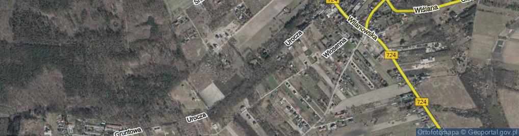 Zdjęcie satelitarne Urocza ul.