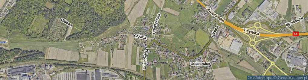 Zdjęcie satelitarne Urbanowicka ul.