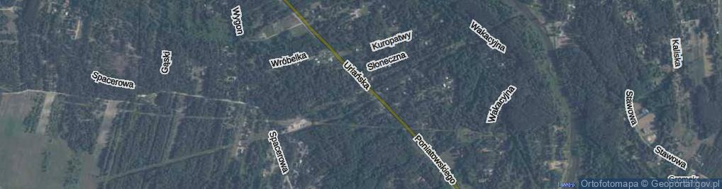 Zdjęcie satelitarne Uśmiechu ul.