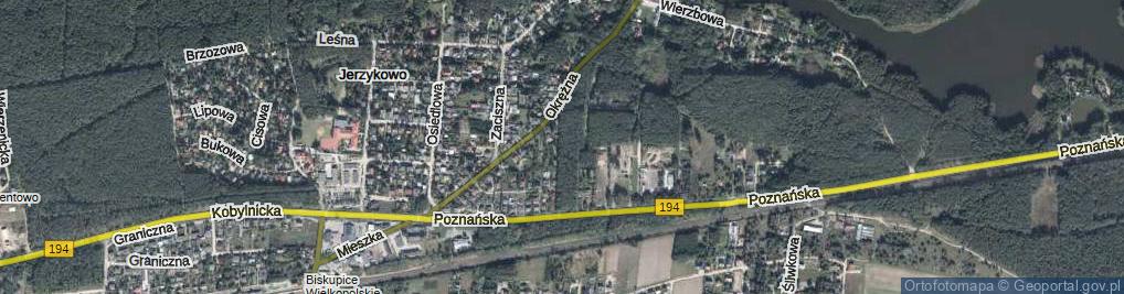 Zdjęcie satelitarne Ustronna ul.