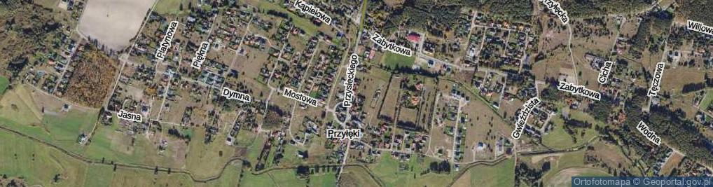 Zdjęcie satelitarne Ustronna ul.