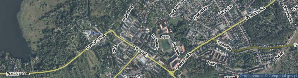 Zdjęcie satelitarne Ustki ul.