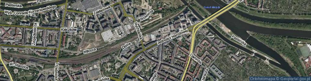 Zdjęcie satelitarne Ustronie ul.