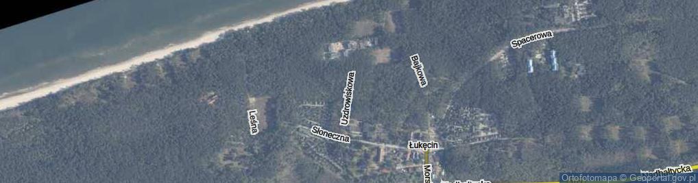 Zdjęcie satelitarne Uzdrowiskowa ul.