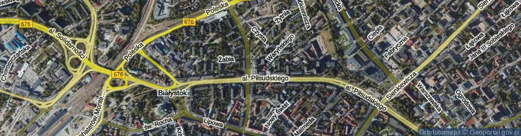 Zdjęcie satelitarne Waryńskiego Ludwika ul.