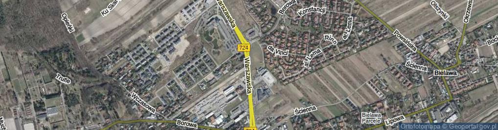 Zdjęcie satelitarne Warszawska ul.