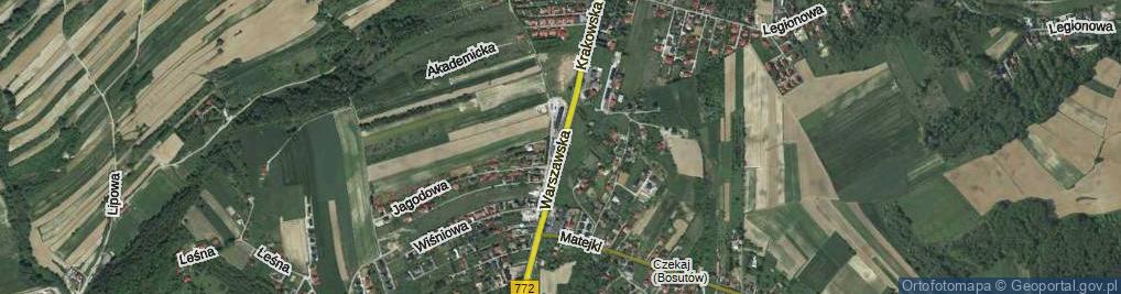 Zdjęcie satelitarne Warszawska ul.