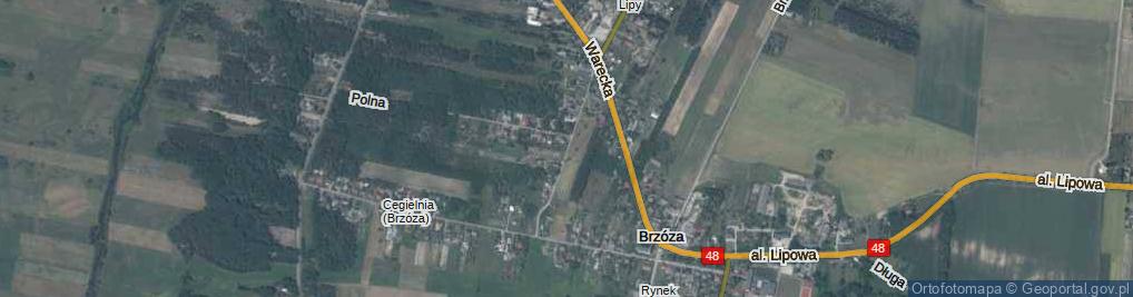 Zdjęcie satelitarne Wąska ul.