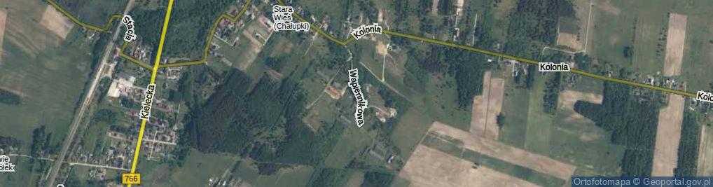 Zdjęcie satelitarne Wapiennikowa ul.