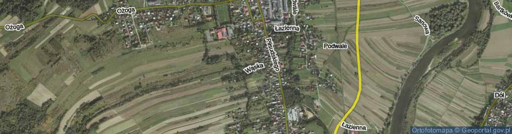 Zdjęcie satelitarne Wąska ul.