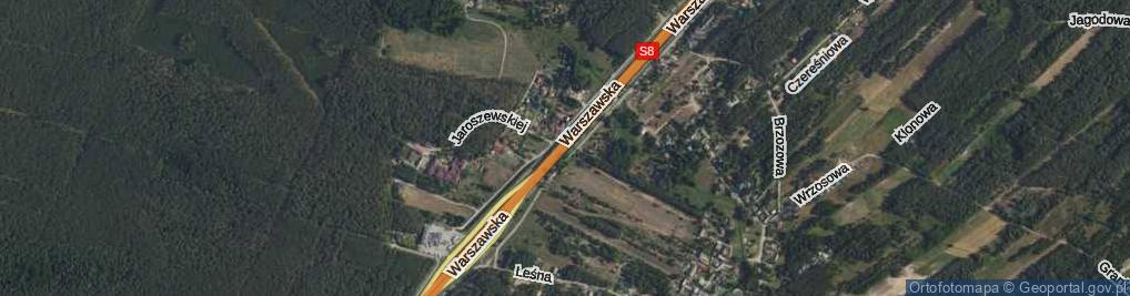 Zdjęcie satelitarne Warszawska ul.