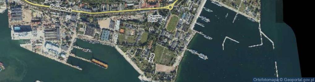 Zdjęcie satelitarne Wagi Romualda, adm. ul.