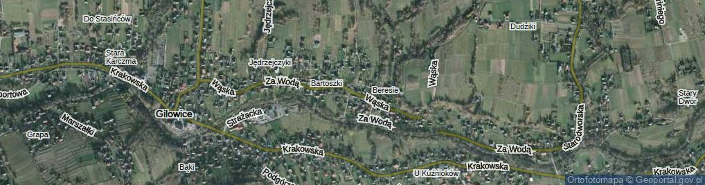 Zdjęcie satelitarne Wąska ul.