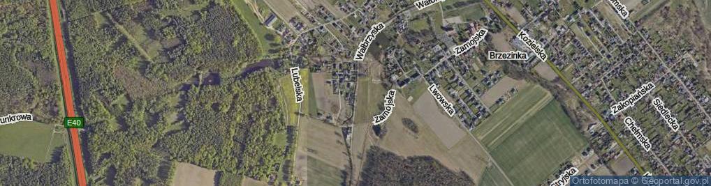 Zdjęcie satelitarne Wałbrzyska ul.