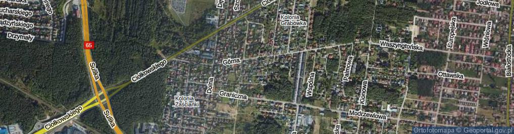 Zdjęcie satelitarne Wąska ul.