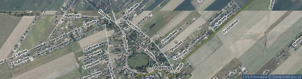 Zdjęcie satelitarne Warzywna ul.