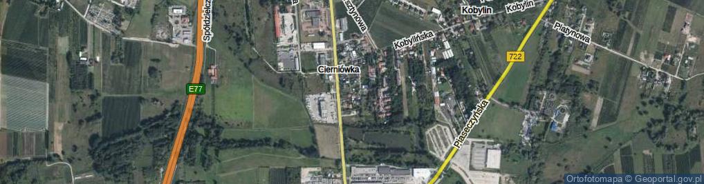 Zdjęcie satelitarne Wąska ul.