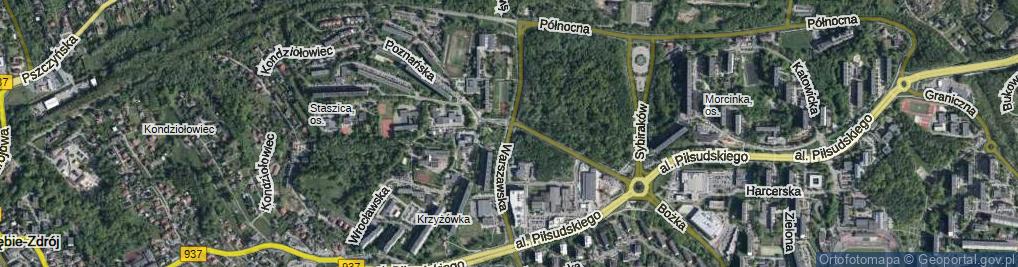 Zdjęcie satelitarne Warszawska ul.