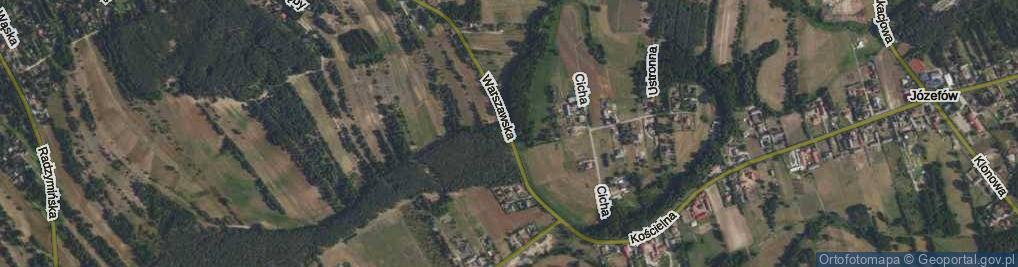 Zdjęcie satelitarne Warszawska ul.