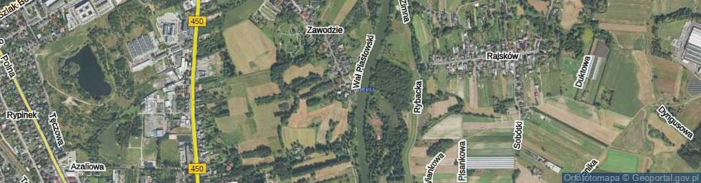 Zdjęcie satelitarne Wał Piastowski ul.