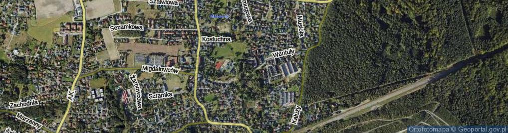 Zdjęcie satelitarne Wantuły Jana ul.