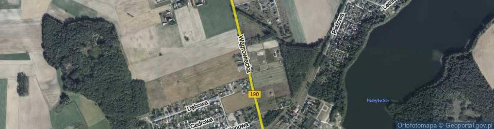 Zdjęcie satelitarne Wągrowiecka ul.