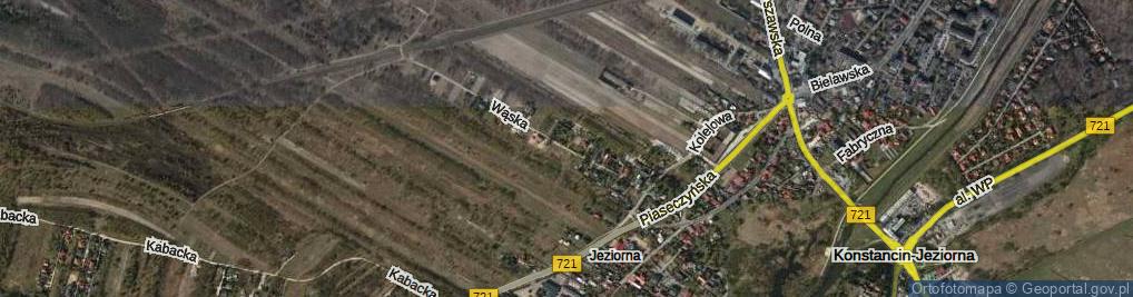 Zdjęcie satelitarne Wąska ul.