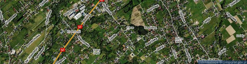 Zdjęcie satelitarne Wapienna ul.