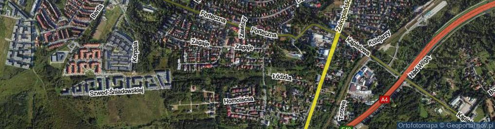 Zdjęcie satelitarne Wachholza Leona ul.