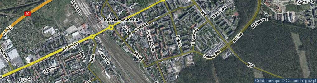 Zdjęcie satelitarne Wąska ul.