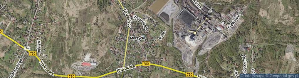 Zdjęcie satelitarne Wandy ul.