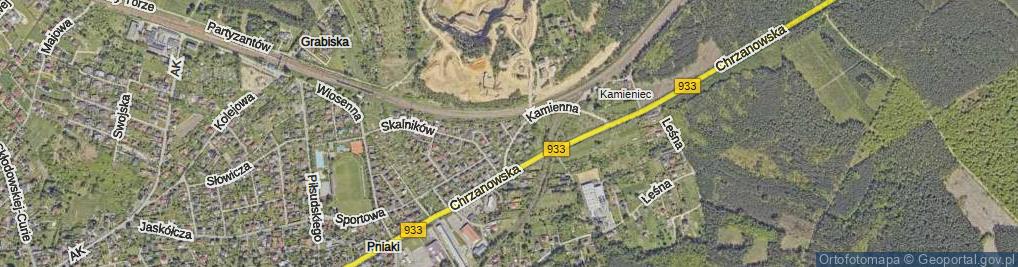 Zdjęcie satelitarne Wapienna ul.