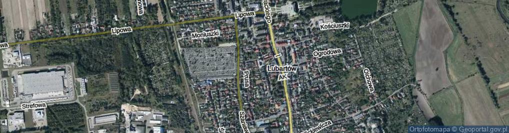 Zdjęcie satelitarne Wąska ul.