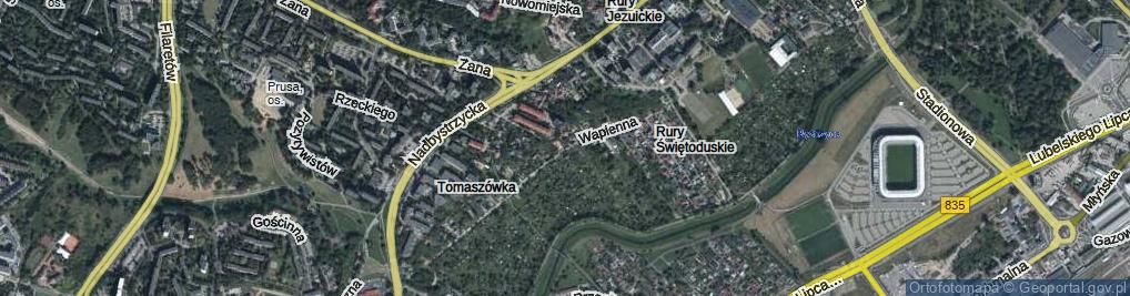 Zdjęcie satelitarne Wapienna ul.