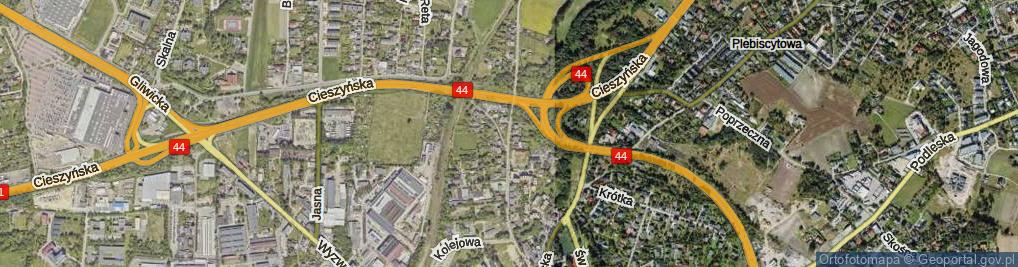 Zdjęcie satelitarne Waryńskiego Ludwika ul.
