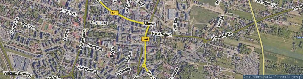 Zdjęcie satelitarne Wąska ul.