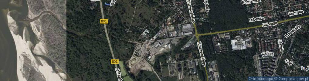 Zdjęcie satelitarne Warsztatowa ul.